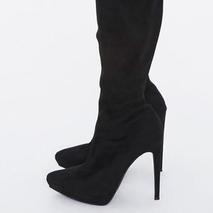 Over the knee boots with heels